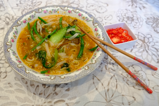 Pho bo by @recipesformax